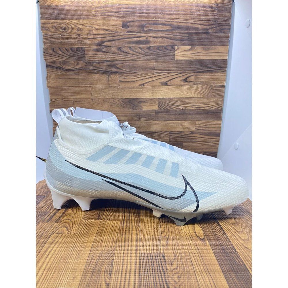 Size 13 - Nike Vapor Edge Pro 360 White Black Chrome Football Cleats DQ3670-102